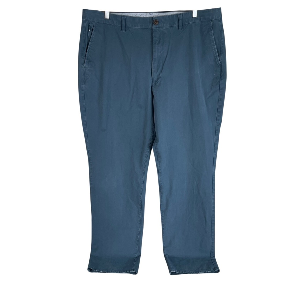 Bonobos Mens Classic Fit Original Chino Pants 40x33 Blue Stretch *read